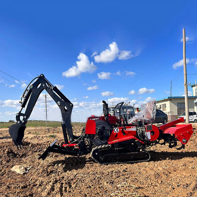 CE Mini Crawler Landwirt-Traktor, Rubber Track Crawler Traktor zum Verkauf