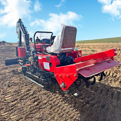 35 PS Garten Mini Crawler Traktor HYCT-25D mit Front Dozer