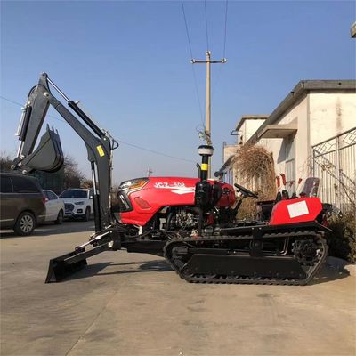 Rotationelle 50 PS Trockene Land Crawler Traktorkultivatoren mit Bagger