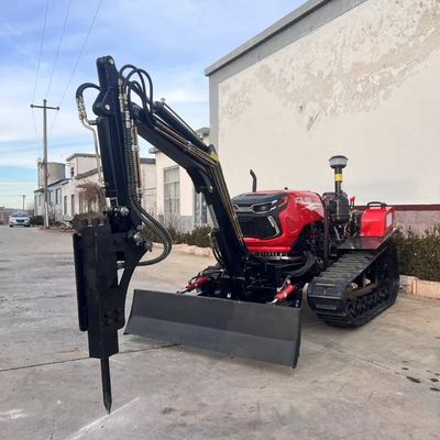 Selbstfahrende Rotationsschleuder-Crawler-Traktor-Farmgeräte mit Bagger