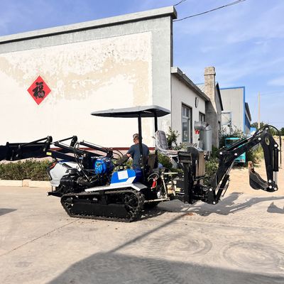 Selbstfahrende Rotationsschleuder-Crawler-Traktor-Farmgeräte mit Bagger