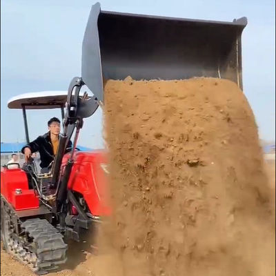Schwere Maschine Landwirtschaft 80PS Crawler Kompakttraktor mit Lader