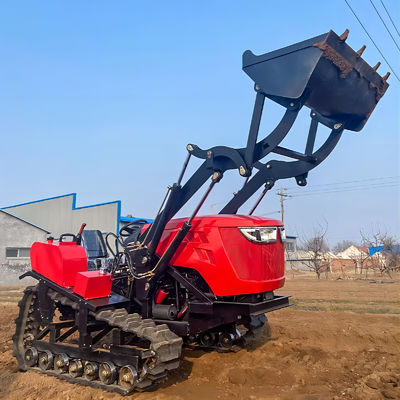 Schwere Maschine Landwirtschaft 80PS Crawler Kompakttraktor mit Lader