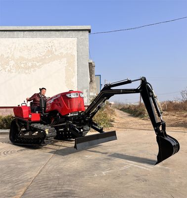 Landwirtschaftliche 80 PS Crawler-Traktor Mini Dozer-Traktor Landwirtschaftsgeräte