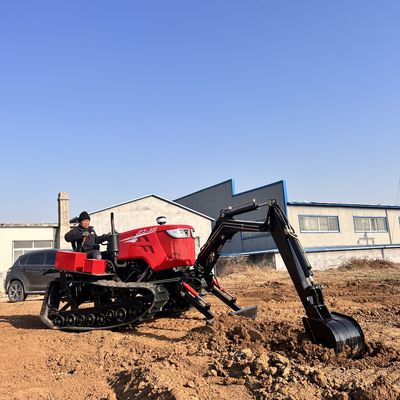 Landwirtschaftliche 80 PS Crawler-Traktor Mini Dozer-Traktor Landwirtschaftsgeräte