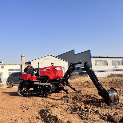 Landwirtschaftliche 80 PS Crawler-Traktor Mini Dozer-Traktor Landwirtschaftsgeräte