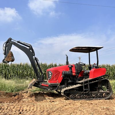80 PS Landwirtschaftsmaschinen-Ausrüstung Landwirtschaftsanbauer Drehschleifer Landwirtschaftsmini-Crawler-Traktor