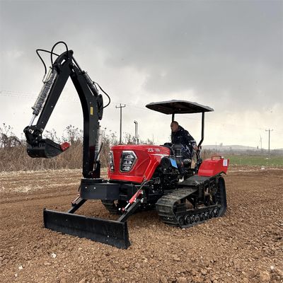 80 PS Landwirtschaftsmaschinen-Ausrüstung Landwirtschaftsanbauer Drehschleifer Landwirtschaftsmini-Crawler-Traktor