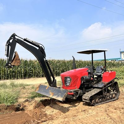 80 PS Landwirtschaftsmaschinen-Ausrüstung Landwirtschaftsanbauer Drehschleifer Landwirtschaftsmini-Crawler-Traktor