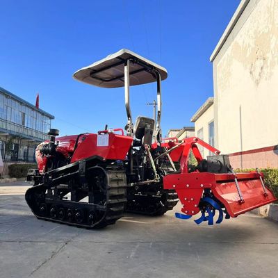 50 PS Kleiner Drehbauer Mini Crawler Rasenmäher für Obstgarten Drehbauer