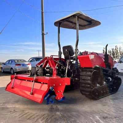 50 PS Kleiner Drehbauer Mini Crawler Rasenmäher für Obstgarten Drehbauer
