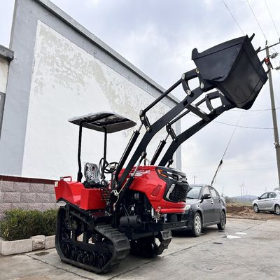 Ein leistungsstarker kleiner 50 PS-Raddy Field Crawler-Traktor mit Zubehör