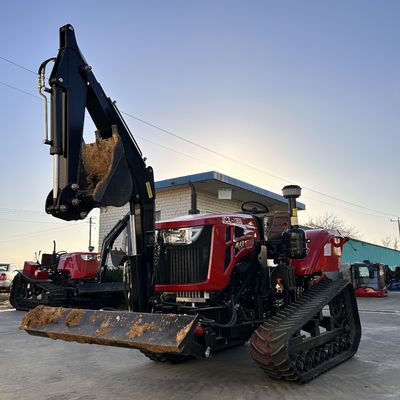 Landwirtschaft Kleinspur-Traktoren Multifunktionaler Landwirtschafts-Krawler-Traktor