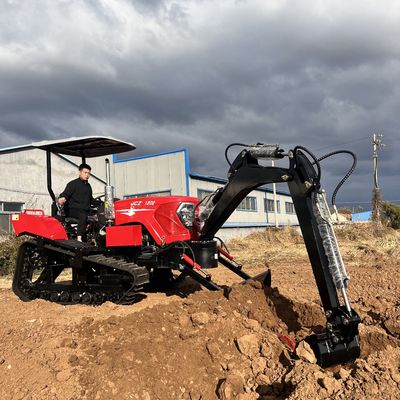 Landwirtschaft Kleinspur-Traktoren Multifunktionaler Landwirtschafts-Krawler-Traktor