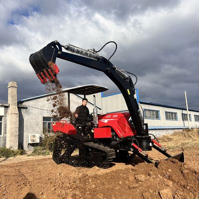 Landwirtschaft Kleinspur-Traktoren Multifunktionaler Landwirtschafts-Krawler-Traktor