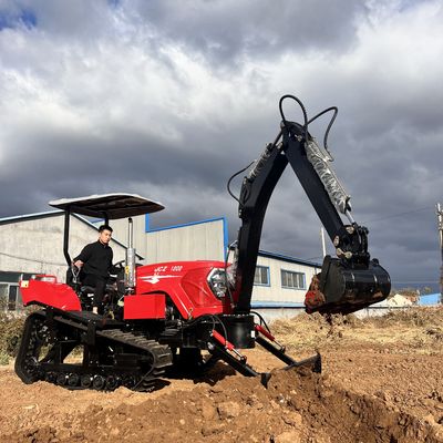 Landwirtschaft Kleinspur-Traktoren Multifunktionaler Landwirtschafts-Krawler-Traktor