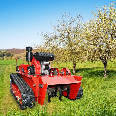 Multifunktionales Fernsteuerungs-Crawler-Rasenmäher 1200 mm Breite Flachmaschine 12 PS