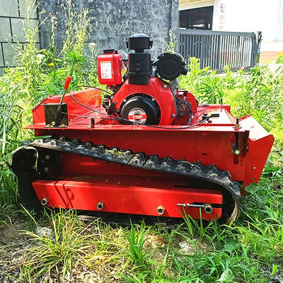 Multifunktionales Fernsteuerungs-Crawler-Rasenmäher 1200 mm Breite Flachmaschine 12 PS