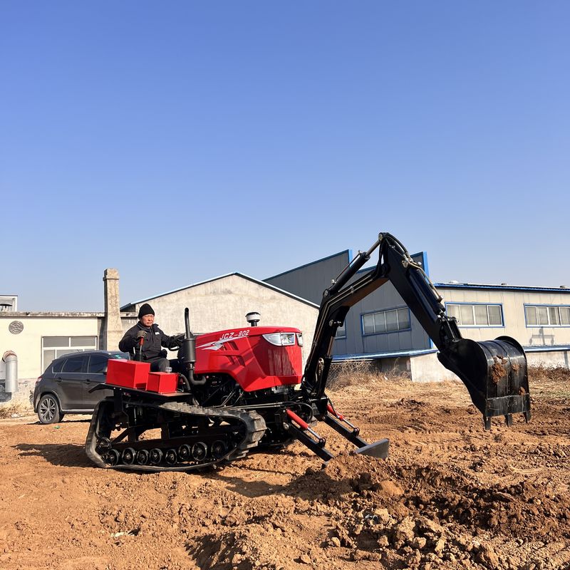Kleine Landwirtschaftsanlage Rotationsteller Landwirtschaftsanlage Mini-Crawler-Traktor für Landwirtschaft