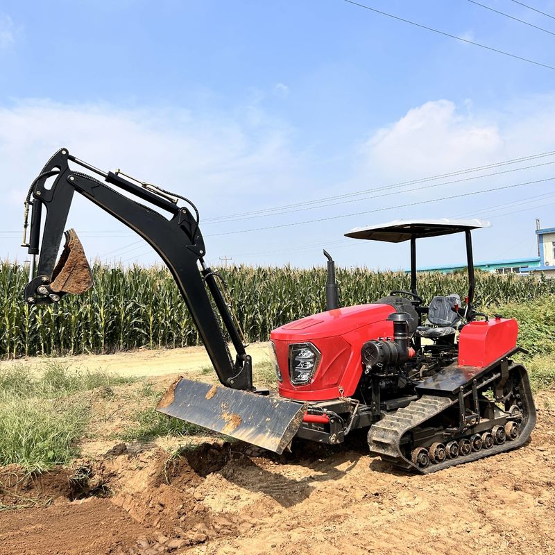 80 PS Landwirtschaftsmaschinen-Ausrüstung Landwirtschaftsanbauer Drehschleifer Landwirtschaftsmini-Crawler-Traktor